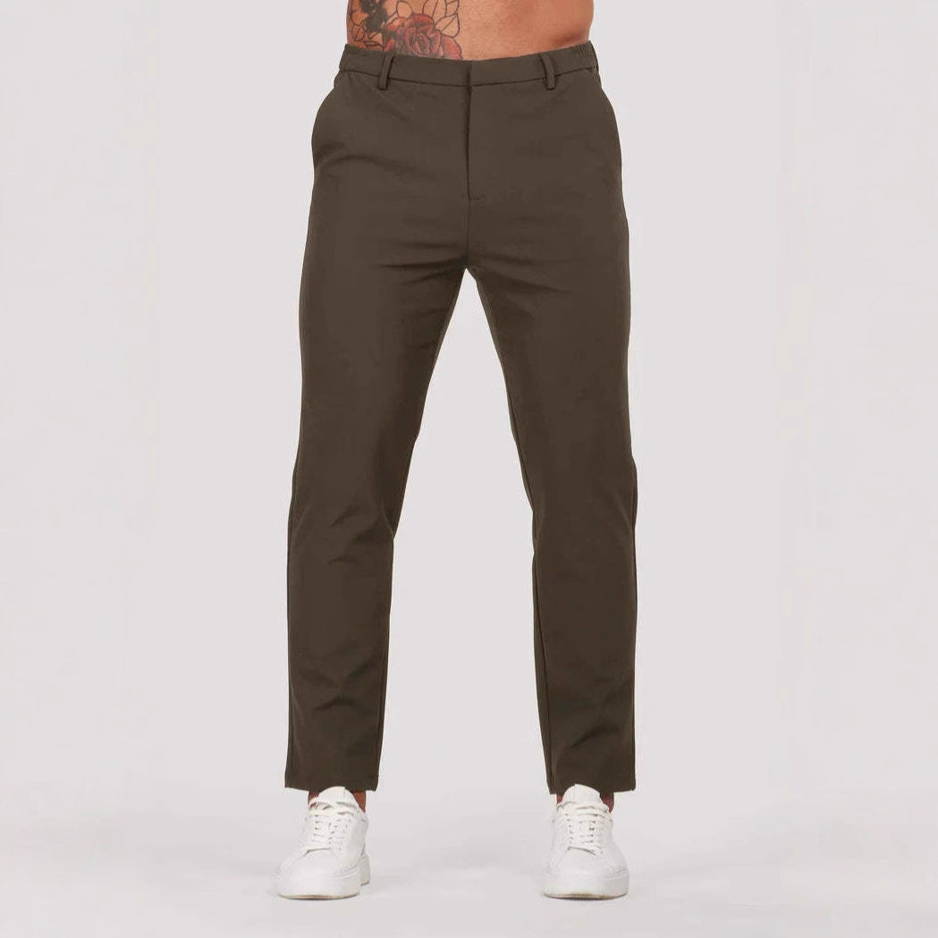 Solid Color Casual Men's Suit Pants Business All-match Trousers