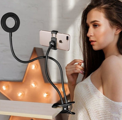 ED Selfie Ring Light with Tripod Stand – Perfect Lighting for Makeup, Live