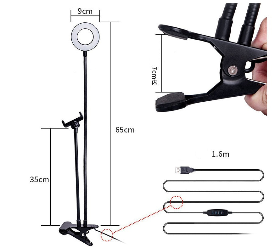ED Selfie Ring Light with Tripod Stand – Perfect Lighting for Makeup, Live